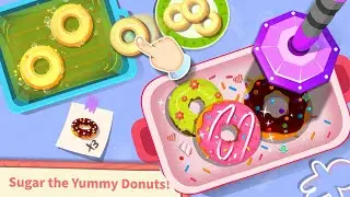 Baby Panda Caf&eacute; 🍕 Run Your Own Cafe 🍕 Cook Summer Coffee & Dishes - Babybus Game Video