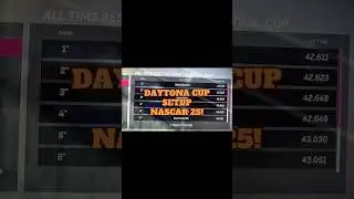 NASCAR 25 Daytona Cup Setup! World Record 42.611 #nascar25 #fypシ