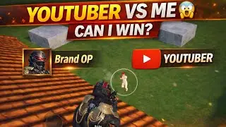 YouTuber VS Me 😱 1v1 Gun Game | Can I Win? PUBG Mobile Intense Fight | Brand OP