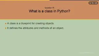 Top Python Interview Questions for Freshers | Campus Placement Preparation 3