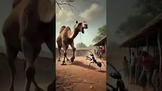 Camel Vs Tiger #tiger #animals #shortsvideo