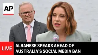 LIVE: Albanese speaks ahead of Australia&rsquo;s social media ban for children under 16