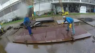 Manevrare Tablă Groasă cu Macaraua. Iunie 2018.
