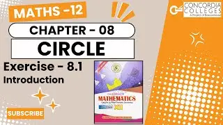 Exercise 8.1- Introduction | Class 12 | Chapter 8 . Circle | #sindhboard  #maths #circle