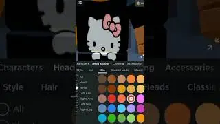 Roblox Hello Kitty Color Changing Clothing