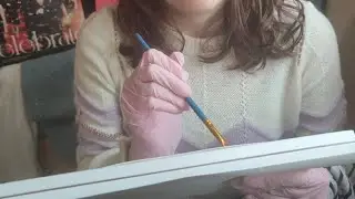 ASMR Painting you (binaural, no talking)