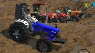Full off' roading ⚔️☠️ farmtrack 60 ✅, swaraj, mahindra, kubato modified tracter malwa gaming like