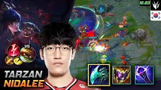 Tarzan Jungle Nidalee Build Night Harvester Electrocute - LOL KR 12.23
