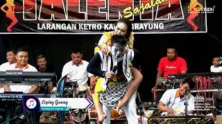 Sinden Woyo Woyo Handayani njuk Gendong mc Slamet Raharjo, Jenggleng Caping Gunung