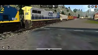 Heavy CSX train in Trainz driver 2