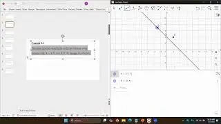 02.  Contoh 2.1 Gradien garis lurus dengan GeoGebra