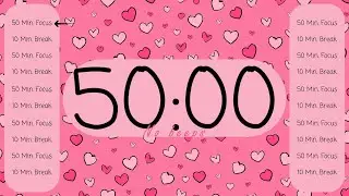 ⏳ 10-hour 50/10 Pomodoro Timer &ndash; Silent & Distraction-Free 🕒 | No Beeps, Just Focus