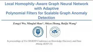 KDD 2025 - Local Homophily-Aware Graph Neural Network with Adaptive Polynomial Filters