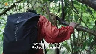 K&F Concept camera rugzak 20L grote waterdichte cameratas met hardshell aan de voorkant