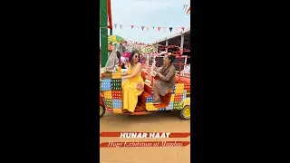 👗🛍 Biggest Fashion & Handicrafts Exhibition in Mumbai! 💃🏻Hunar Haat Mini Vlog | Heli Ved #Shorts
