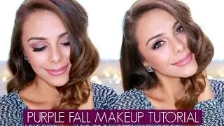 Purple Smokey Eyes ♥ Fall Makeup Tutorial | Annie Jaffrey