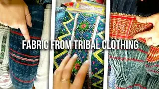 Exploring fabric from Hmong tribal clothing