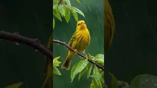 Sunny Feathers, Sweet Tunes: Meet the Yellow Warbler!