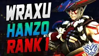 WRAXU BEST HANZO IN THE WORLD! [ OVERWATCH SEASON 8 TOP 500 ]