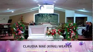 Homegoing Celebration Claudia 