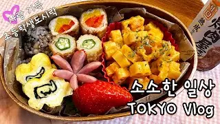 초등학생 도시락 싸고 집밥 해먹는 도쿄맘의 일본일상 🥬 봄동 부침개 | 참마 조림 | 샤부샤부 🌙 다시 시작한 달밤 체조