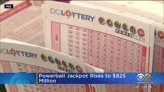 Powerball jackpot rises to $825 million