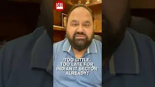 Too Late For Indian IT Sector? | Trump Says No IT Jobs For Indians | Sunil Minglani #shorts #trump