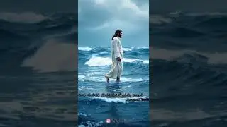 All glory to Jesus 👑  #jesus #viral #water   #waves #storm #walking  #reels #explore #trending #fyp