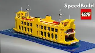 LEGO MOC Ferry - 4054pcs! LEGO Speed Build