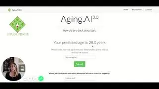 Using Aging AI to calculate the speed that your body is aging