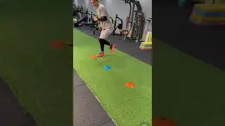 Lateral movement variation ( side to side balance jump)