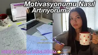 Ders Çalışma Günlüğüm👩🏻‍💻// hafta sonu bir günüm