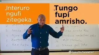 Gira bwangu wige iki Giswayire wibereye mu rugo. //Jifunze Kiswahili ukiwa nyumbani.
