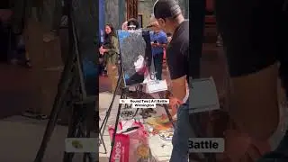 Round Two at Art Battle Wilmington did not disappoint! What I love most about this round was the way