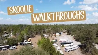 SKOOLIE WALKTHROUGHS | Look inside converted school buses