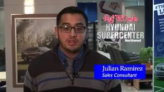 Red McCombs Hyundai Supercenter sales Julian Ramirez