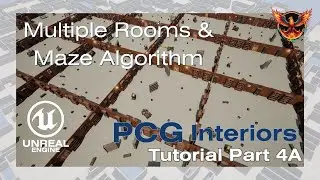 PCG Interiors Pt 4A: Multiple Rooms & Maze Algorithm - Tutorial UE5.3