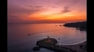 Sunset Wine Tasting Event at Rock Bay Island, Green Bay Phu Quoc Resort & Spa.