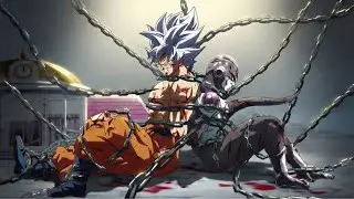 Goku and Frieza confront the Gods of Destruction for trapping them in the Time Chamber 