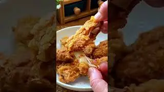 Жареная курица в кляре बल्लेबाज में फ्राइड चिकन Fried chicken in batter