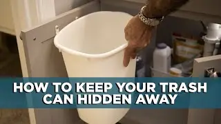 The Simple Way To Hide Your Bathroom Trash Can