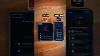 Сравнение результатов теста AnTuTu для iPhone 17 Pro Max и Samsung Z Fold 7