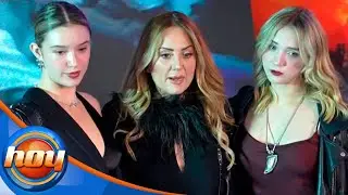 Andrea Legarreta y sus hijas emocionadas de apoyar a Erik Rubín en su gran noche teatral | Hoy