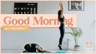10-Minute Good Morning Workout (Yoga + Metabolism-Boosting Cardio!)