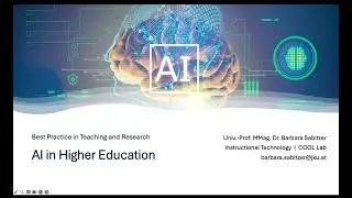 AI in Higher Education - Best practice in Teaching and Research