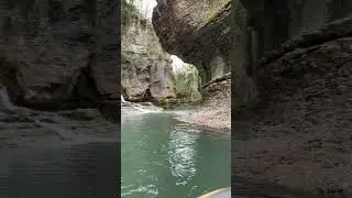 Relaxing place #georgia #travel #nature #canyon #waterfall