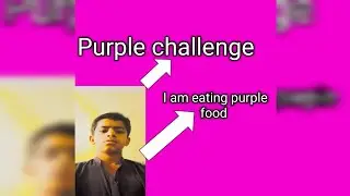 Purple challenge (I am eating purple food) Plz like and subscribe me #vlog #viralvideo