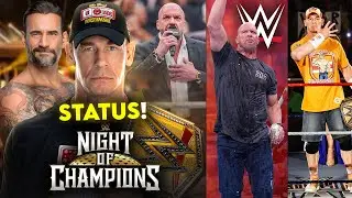 Night of Champions SAUDI ARABIA STATUS 🚨! Stone Cold LAST MATCH | John Cena LAST DATES | WWE News