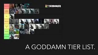 a goddamned godzilla tier list