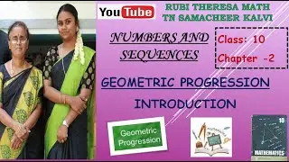 10th Maths _ Samacheer Kalvi _ Chapter 2 _ Numbers &sequences _ Geometric progression _ Introduction
